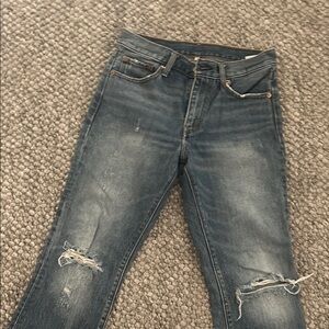 Trendy Ripped Denim Jeans